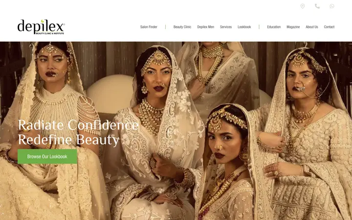 Depilex Online — Beauty website