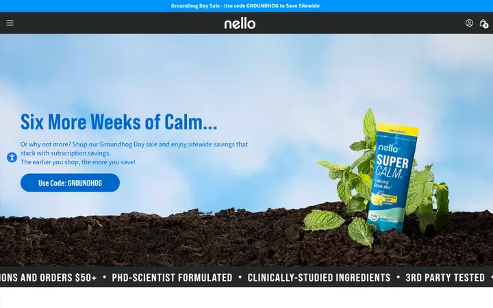 Drink Nello — Beverages website