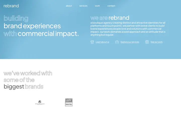 Rebrand BM — Marketing website