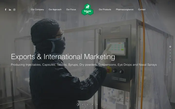 Schazoo Zaka Labs — Pharmaceuticals website