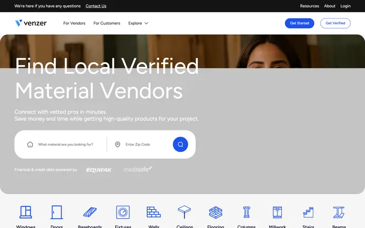 Venzer — Enterprise website