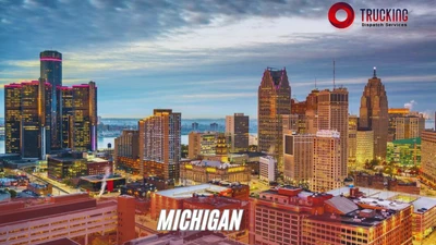 Michigan trucking coverage map