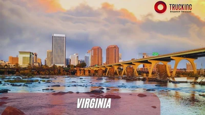 Virginia trucking coverage map